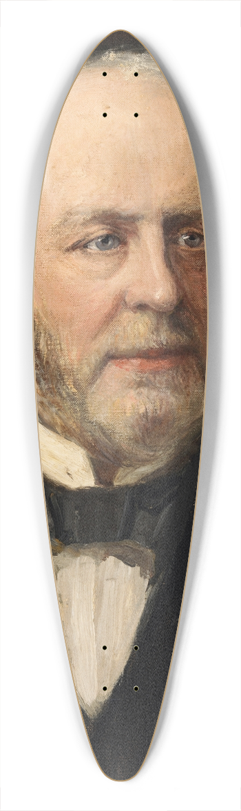 Sir John Lavery - Portrait of John Thomas Gilbert ( 1829-1897), Antiquarian 39.3 inch art pintail longboard deck