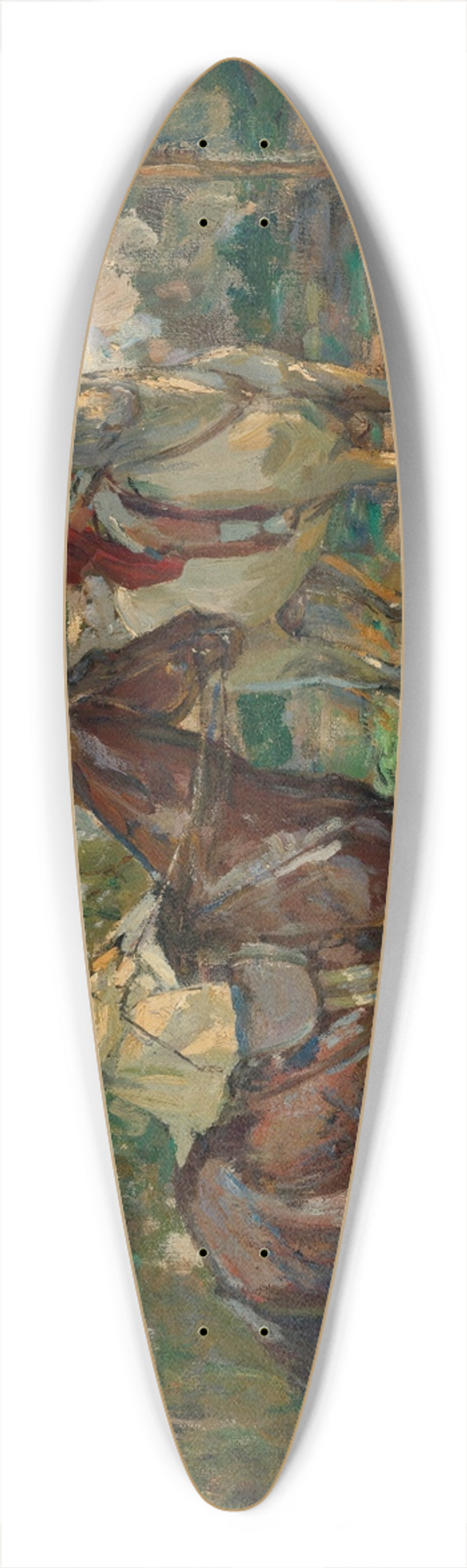 Sir John Lavery - The Morning Ride 39.3 inch art pintail longboard deck
