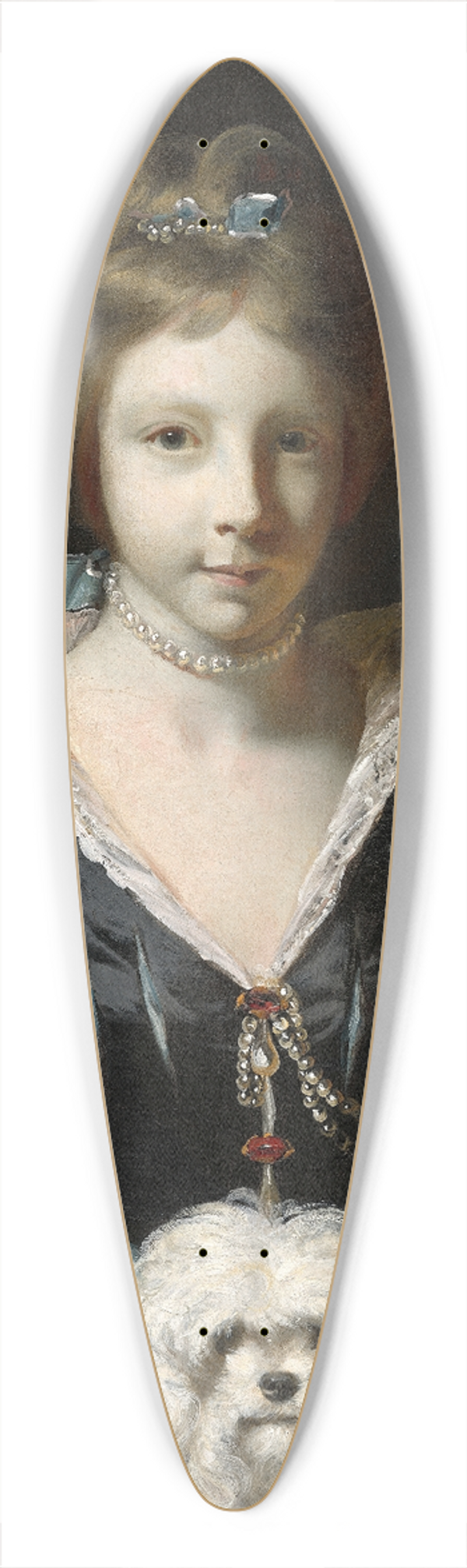 Sir Joshua Reynolds - Miss Beatrix Lister 39.3 inch art pintail longboard deck