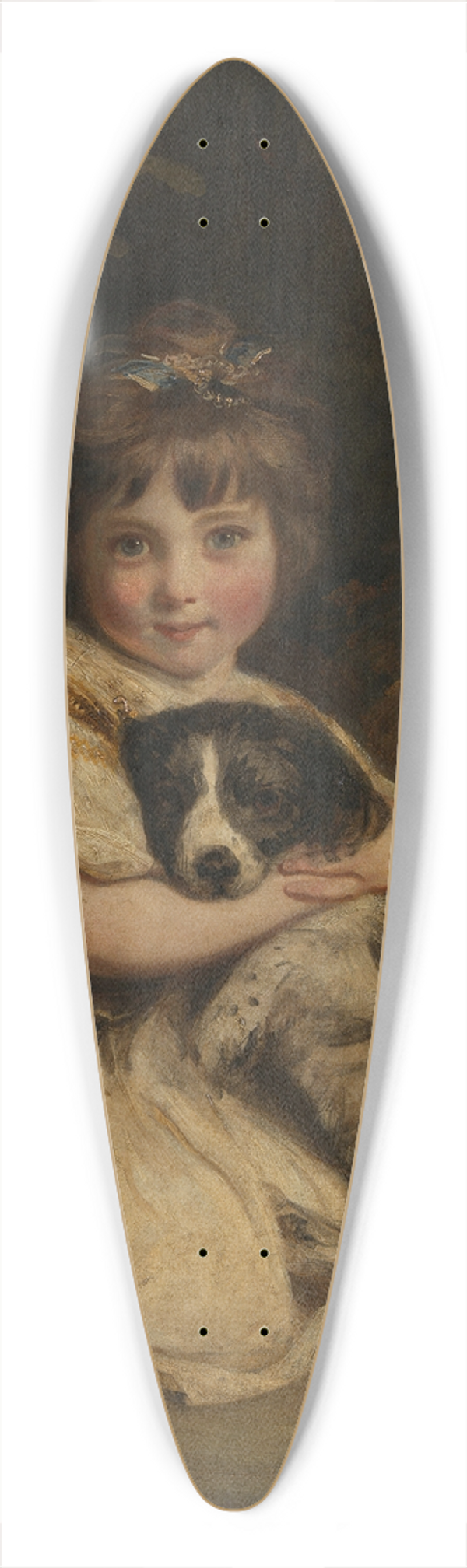 Sir Joshua Reynolds - Miss Jane Bowles 39.3 inch art pintail longboard deck
