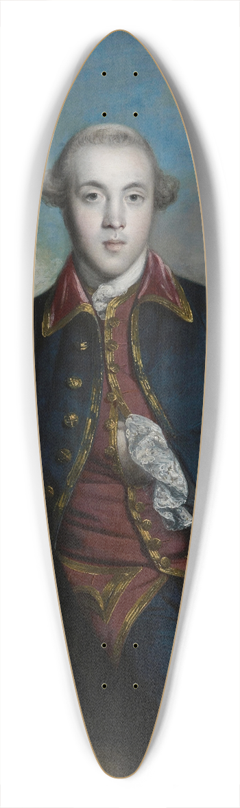 Sir Joshua Reynolds - Portrait of Charles Brandling 39.3 inch art pintail longboard deck