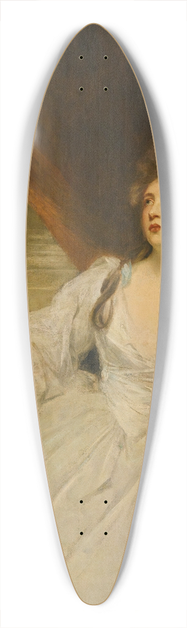 Sir Joshua Reynolds - Portrait Of Elizabeth Falconer, Mrs. Stanhope, As Contemplation 39.3 inch art pintail longboard deck