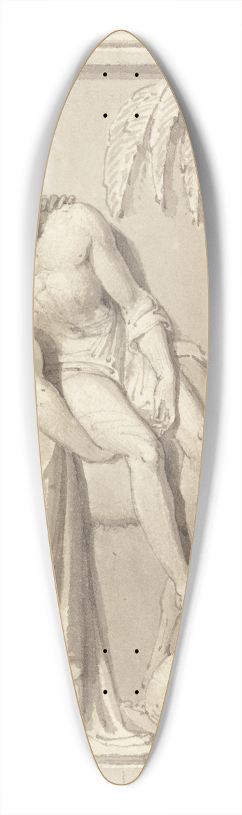 Sir Richard Westmacott - The Good Samaritan 39.3 inch art pintail longboard deck