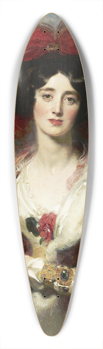 Sir Thomas Lawrence - Julia, Lady Peel 39.3 inch art pintail longboard deck