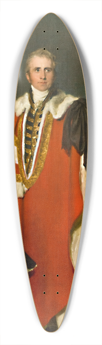 Sir Thomas Lawrence - Lord Amherst 39.3 inch art pintail longboard deck