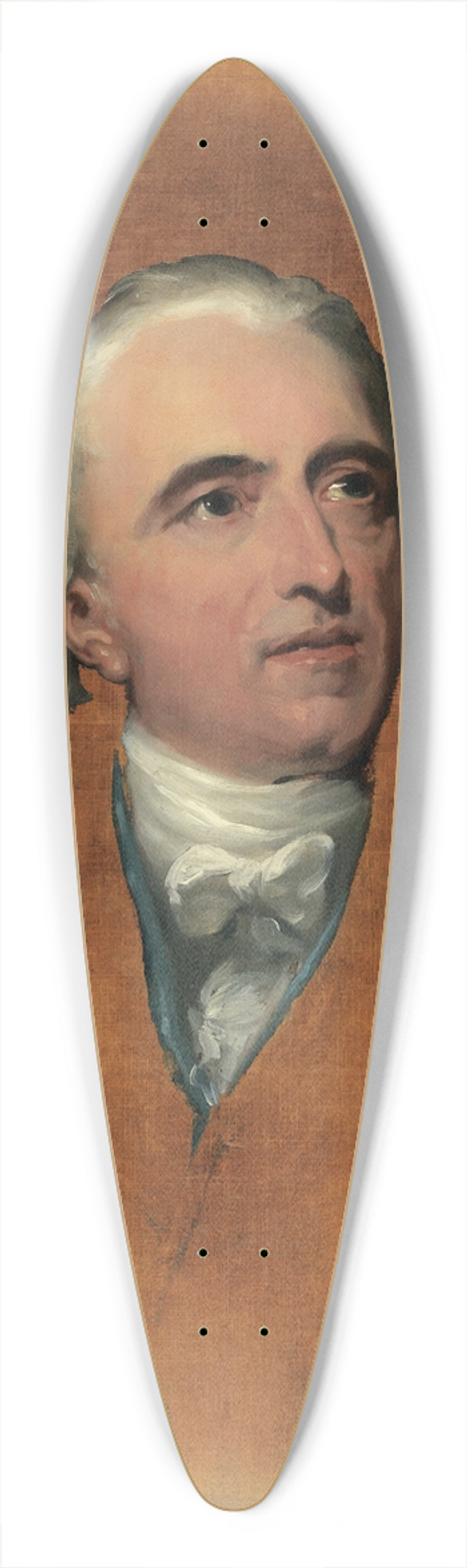 Sir Thomas Lawrence - Portrait Of Charles Binny (1747-1822) 39.3 inch art pintail longboard deck