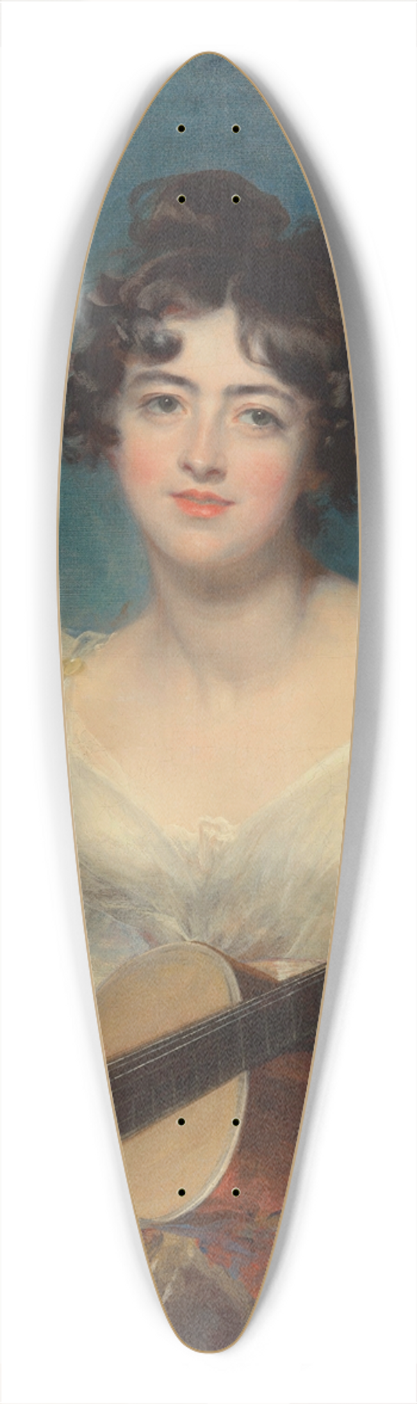 Sir Thomas Lawrence - Portrait of Elizabeth Blake, Lady Wallscourt (1805-1877) 39.3 inch art pintail longboard deck