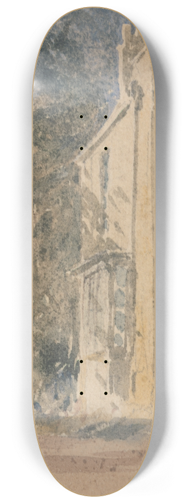 David Cox - Greenfield House 8.25 inch art skate deck