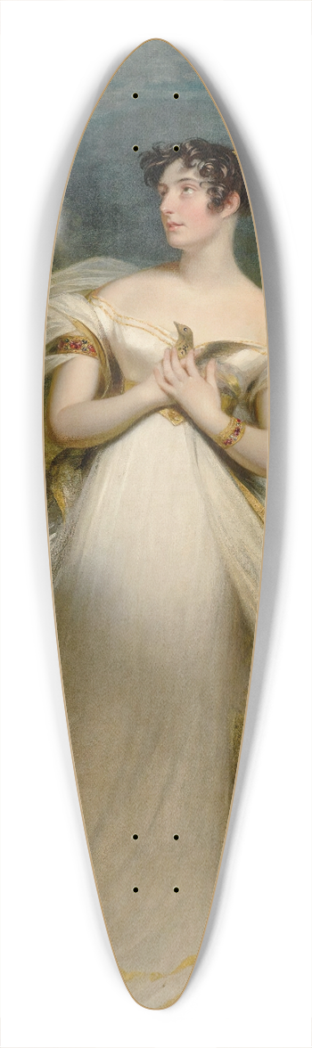 Sir William Beechey - Portrait Of Miss Mary Payne 39.3 inch art pintail longboard deck