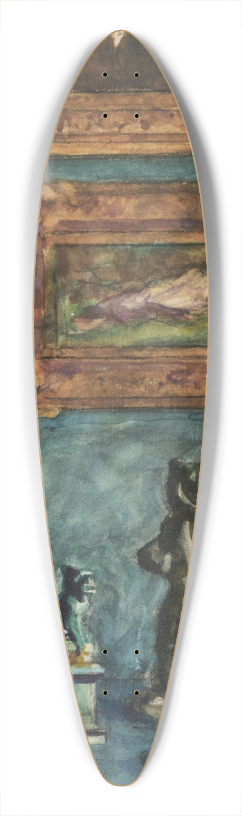 Sir William Eden - Interior at Windlestone 39.3 inch art pintail longboard deck