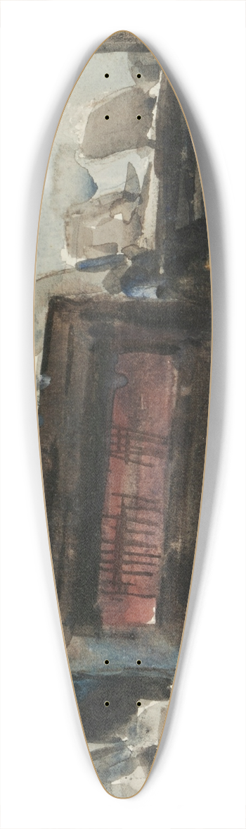 Sir William Eden - Interior at Windlestone 39.3 inch art pintail longboard deck