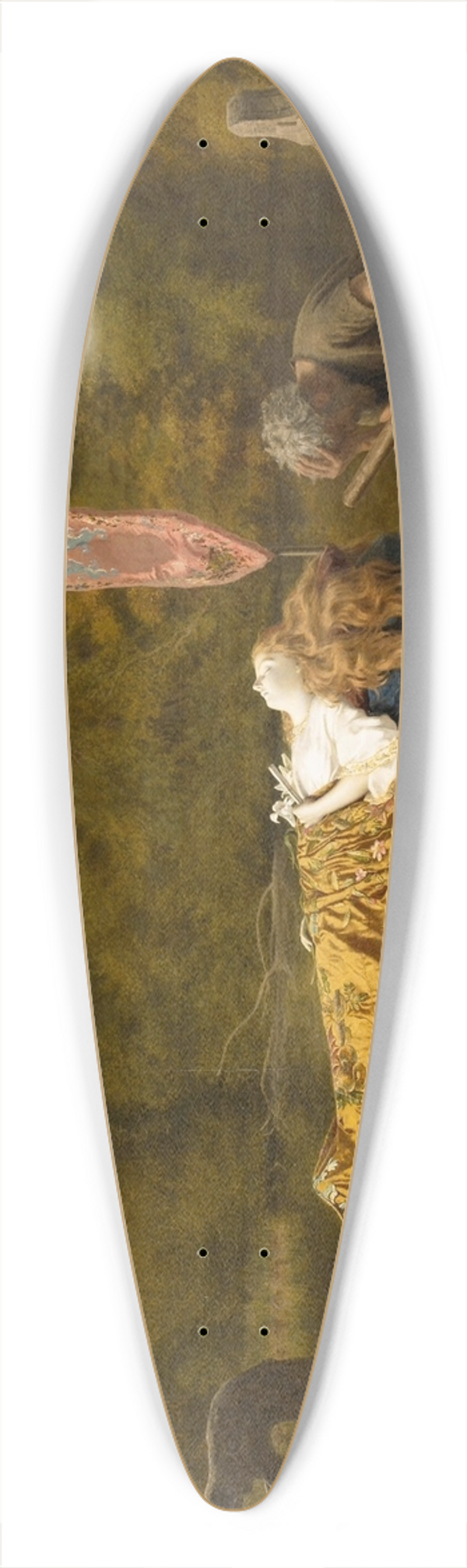 Sophie Anderson - Elaine 39.3 inch art pintail longboard deck