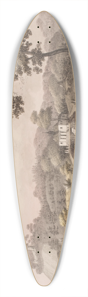 Sren L. Lange - Liselund p Mn i Danmark 39.3 inch art pintail longboard deck