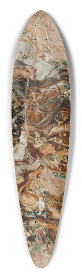 Stanisaw Batowski-Kaczor - Prince Bogusaw Kidnapped by Kmicic 39.3 inch art pintail longboard deck