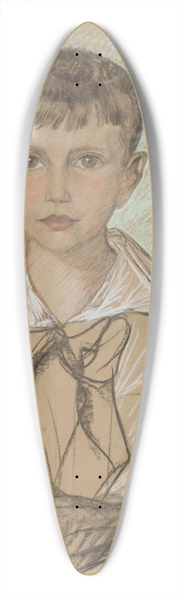 Stanisaw Ignacy Witkiewicz - Portrait of Karol Krystall 39.3 inch art pintail longboard deck