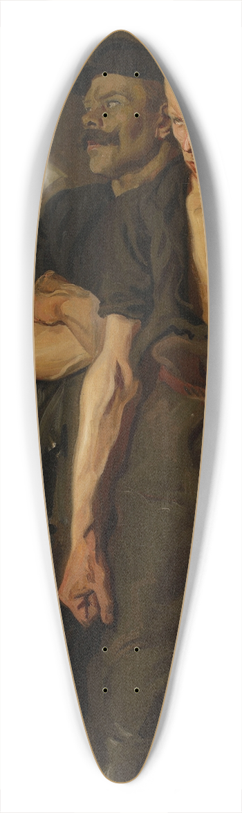 Stanisaw Lentz - Strike 39.3 inch art pintail longboard deck