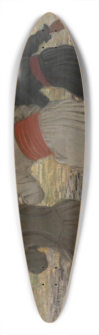 Stanisaw Masowski - Drunken peasants 39.3 inch art pintail longboard deck