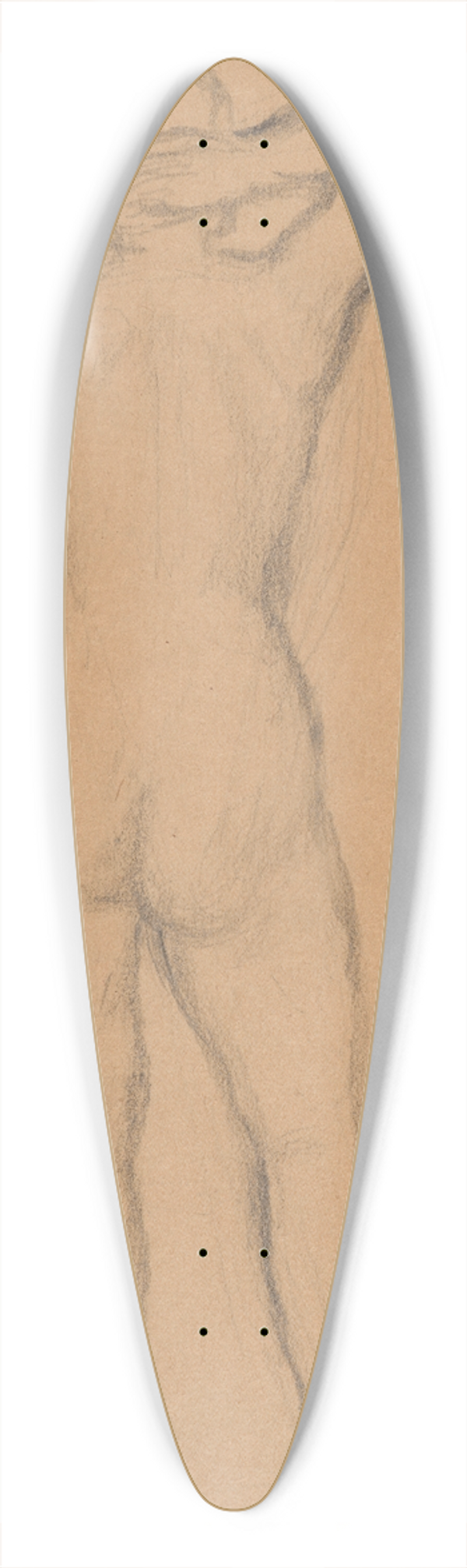 Stanisaw Wyspiaski - Akt kobiety. 39.3 inch art pintail longboard deck