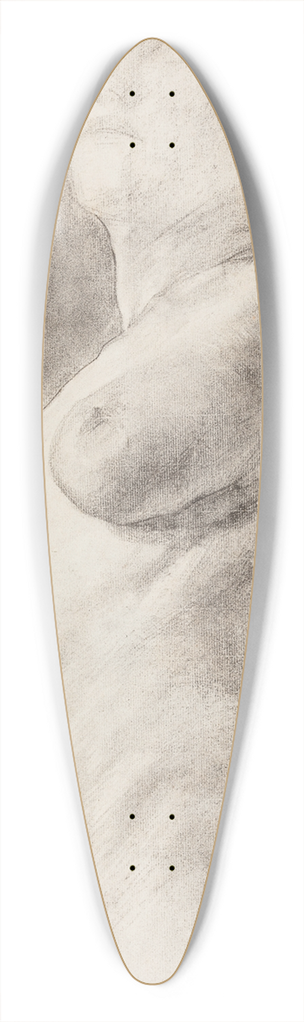 Stanisaw Wyspiaski - Akt kobiety 39.3 inch art pintail longboard deck