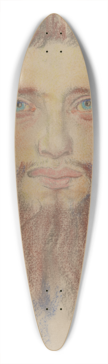 Stanisaw Wyspiaski - Head of a Jew 39.3 inch art pintail longboard deck