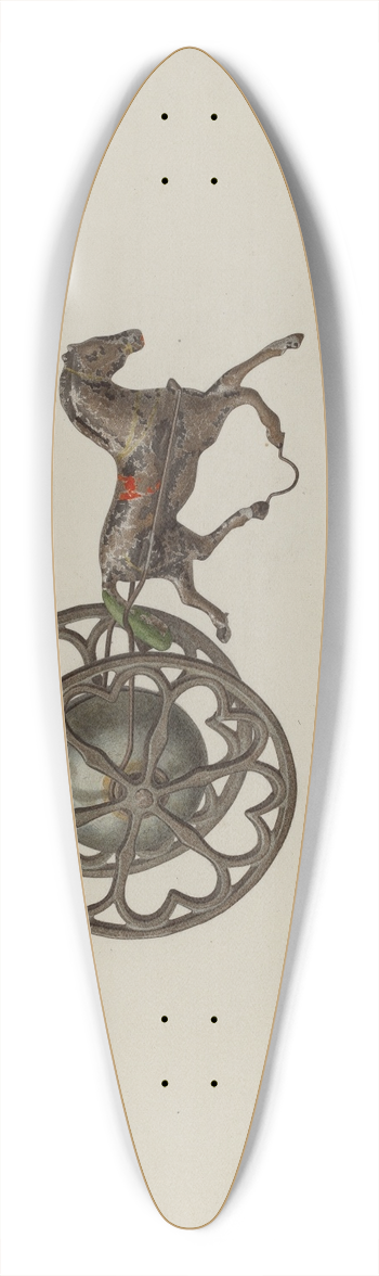 Stanley Chin - Toy Bell Cart 39.3 inch art pintail longboard deck