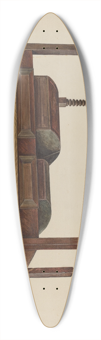 Stanley Mazur - Kitchen Table 39.3 inch art pintail longboard deck