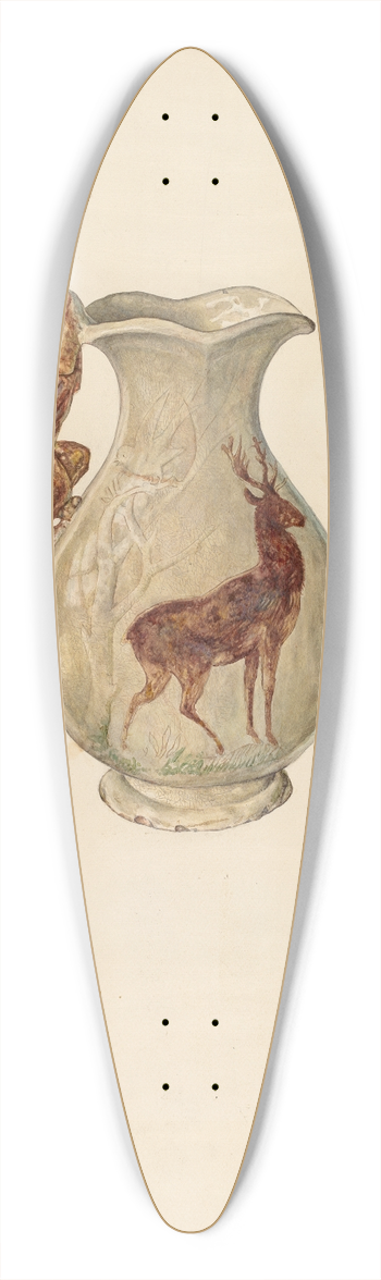 Stanley Mazur - Pottery Vase 39.3 inch art pintail longboard deck