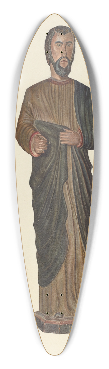Stanley Mazur - St. Joseph Carving 39.3 inch art pintail longboard deck