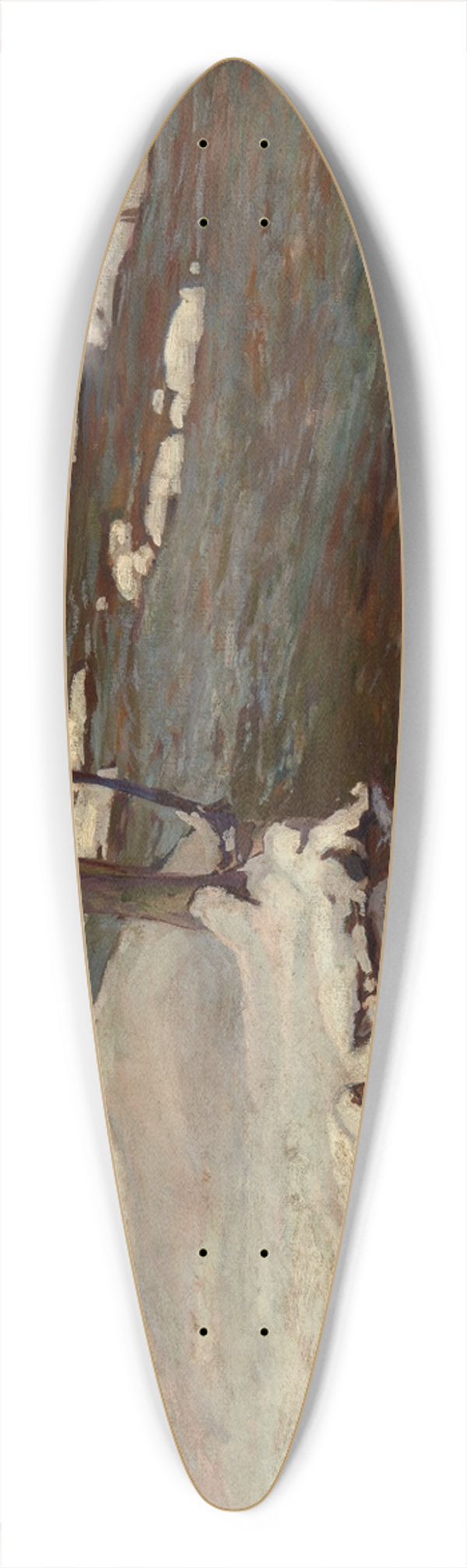 Stefan Filipkiewicz - Forest Stream 39.3 inch art pintail longboard deck