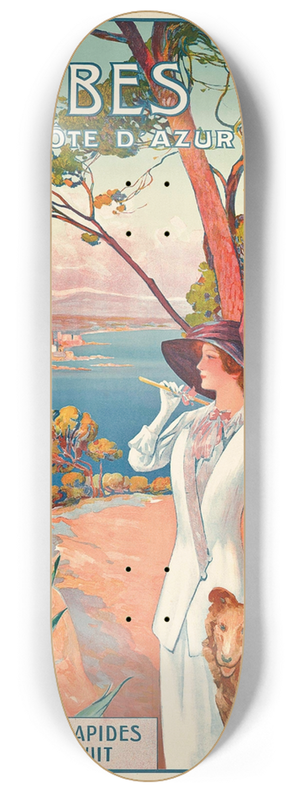 David Dellepiane - ANTIBES, CTE DAZUR 8.25 inch art skate deck