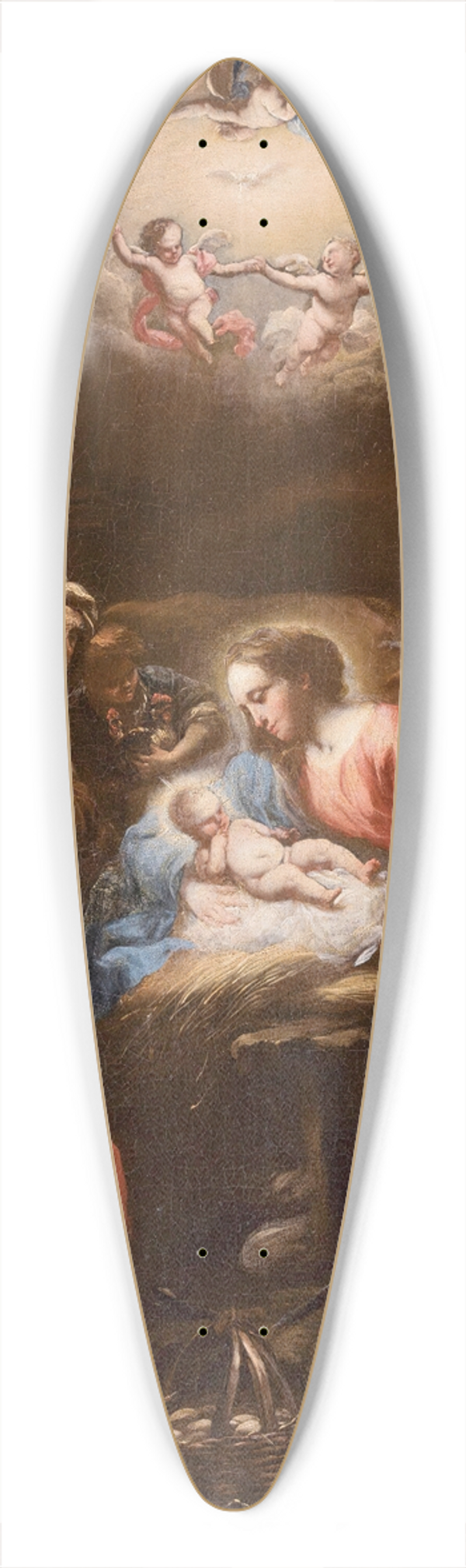 Stefano Magnasco - Adoration Of The Shepherds 39.3 inch art pintail longboard deck