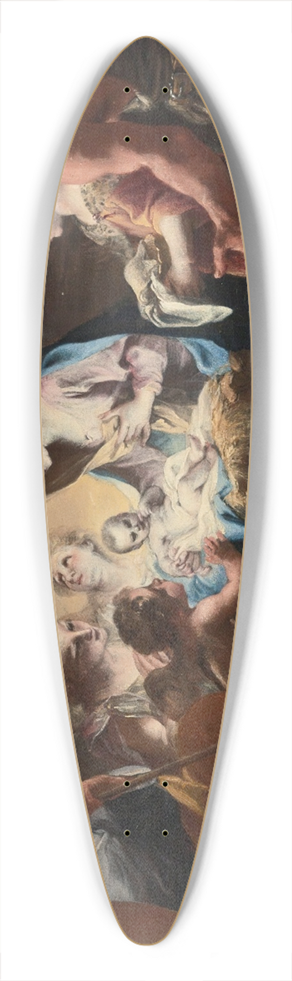Stefano Maria Legnani - Adoration Of The Shepherds 39.3 inch art pintail longboard deck
