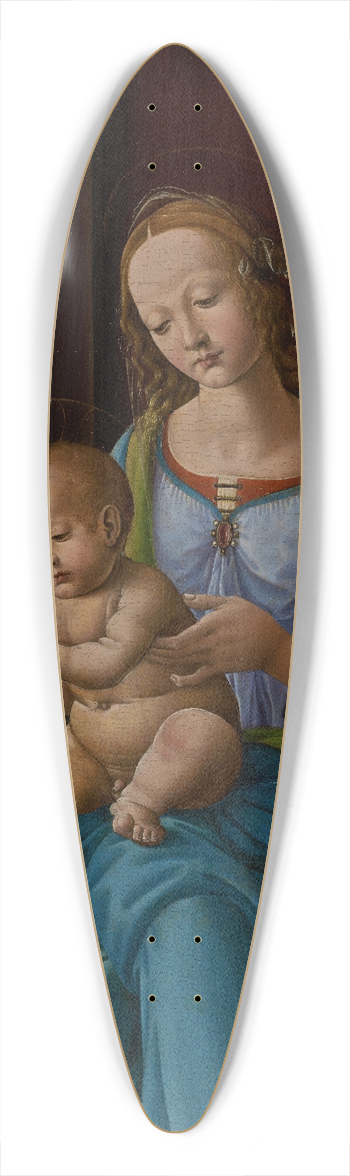 Studio of Lorenzo di Credi - Madonna and Child 39.3 inch art pintail longboard deck