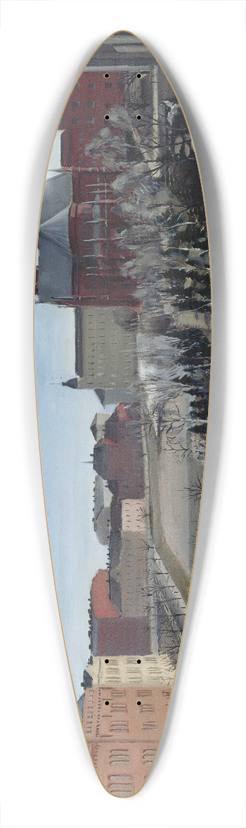 Sulho Sipil - The First of May 39.3 inch art pintail longboard deck
