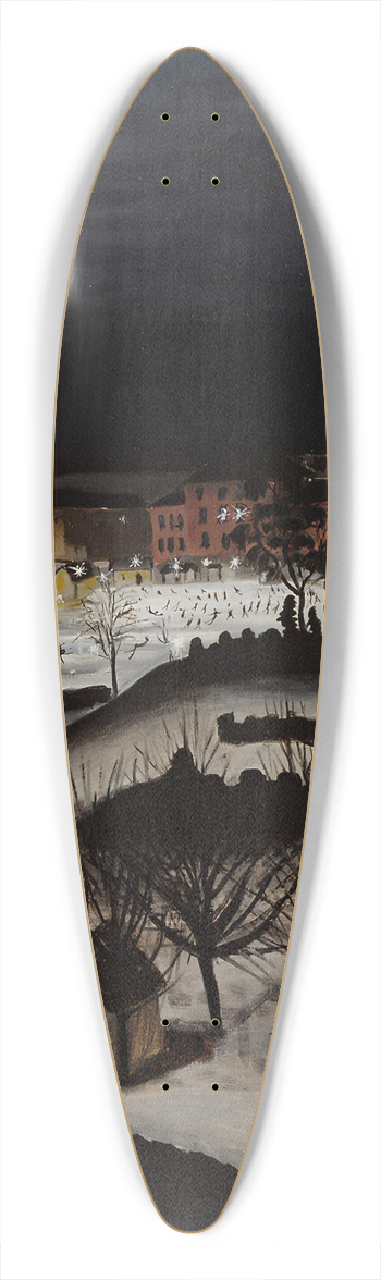 Sulho Sipil - The Skating Rink 39.3 inch art pintail longboard deck
