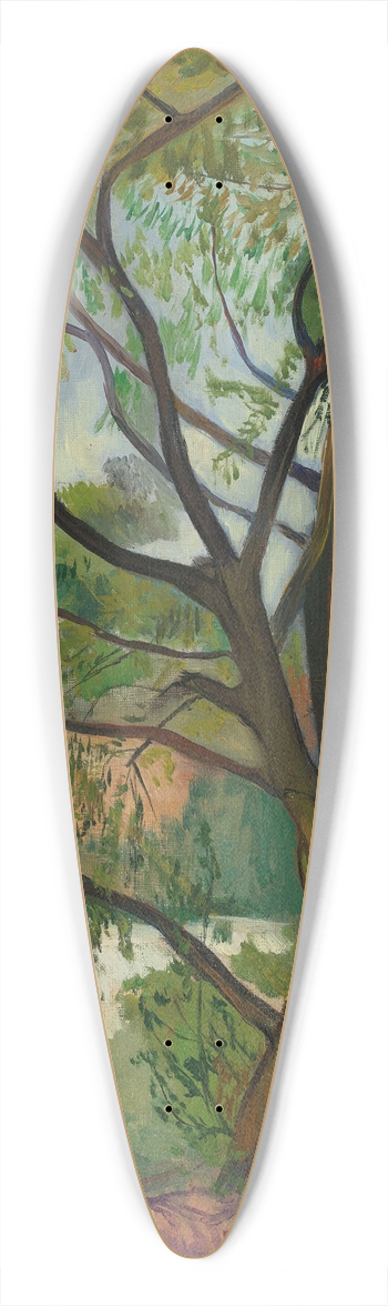 Suzanne Valadon - Larbre 39.3 inch art pintail longboard deck