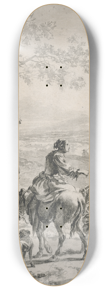 David Humbert de Superville - Adam en Eva verdreven uit het paradijs 8.25 inch art skate deck