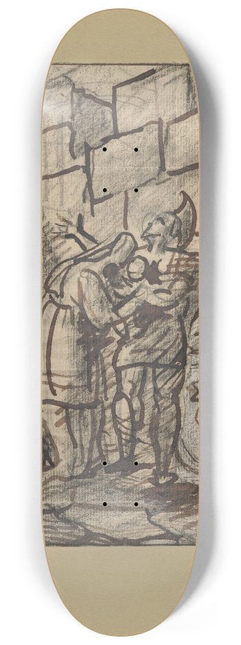 David Humbert de Superville - Afscheid van Hector en Andromache 8.25 inch art skate deck