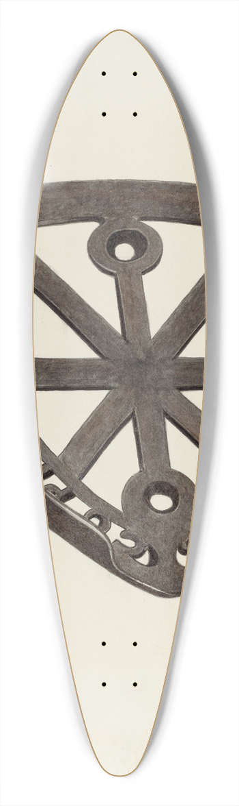 Sydney Roberts - Trivet 39.3 inch art pintail longboard deck