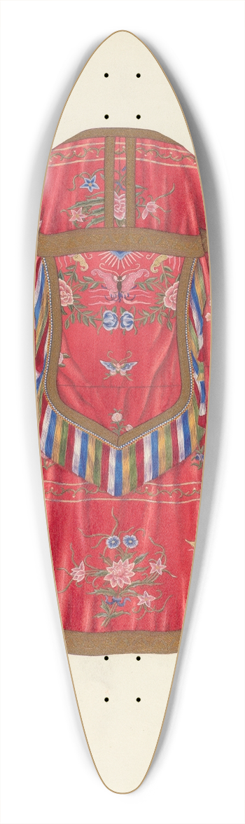 Syrena Swanson - Ecclesiastical Vestment (back view) 39.3 inch art pintail longboard deck