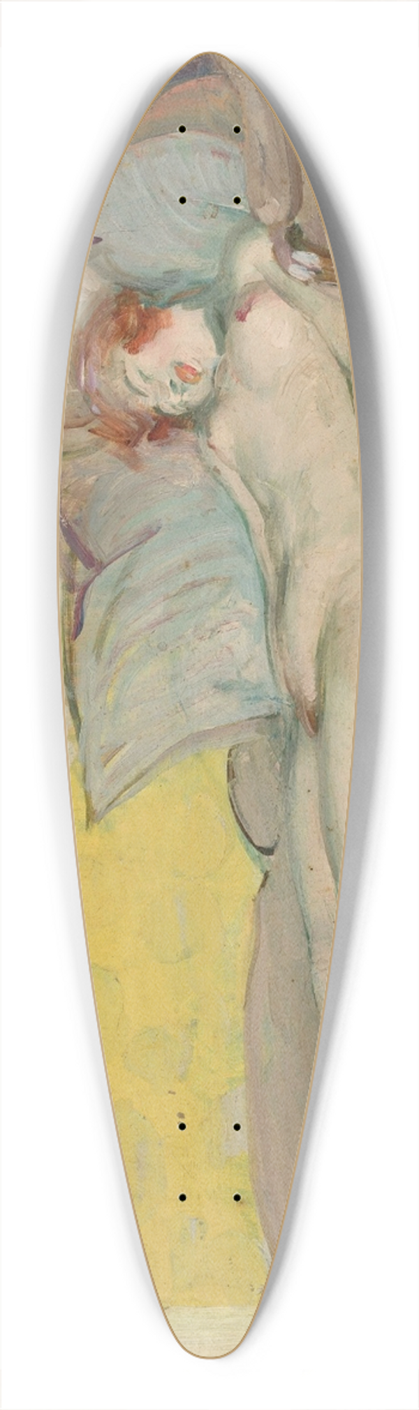 Tadeusz Makowski - Akt dziewczynki na kanapie 39.3 inch art pintail longboard deck