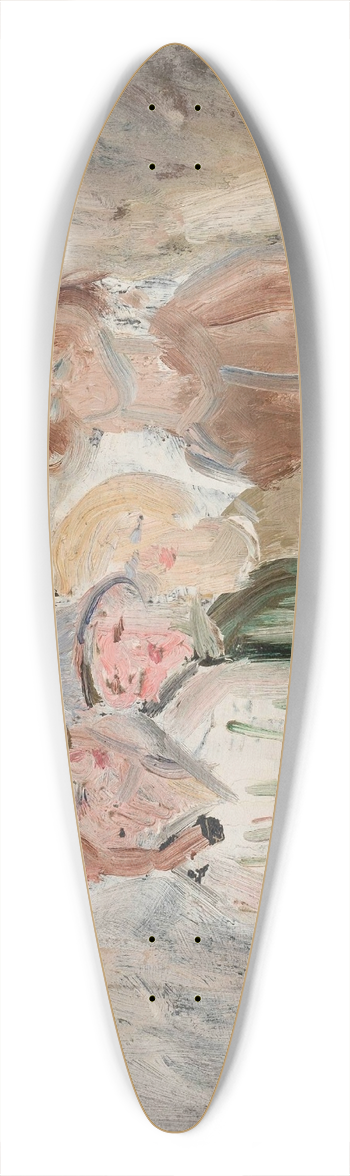 Tadeusz Makowski - Five children 39.3 inch art pintail longboard deck