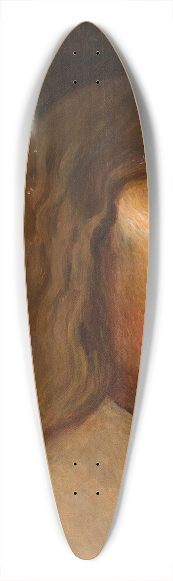 Tadeusz Makowski - Head of a little girl with unloosed hair 39.3 inch art pintail longboard deck