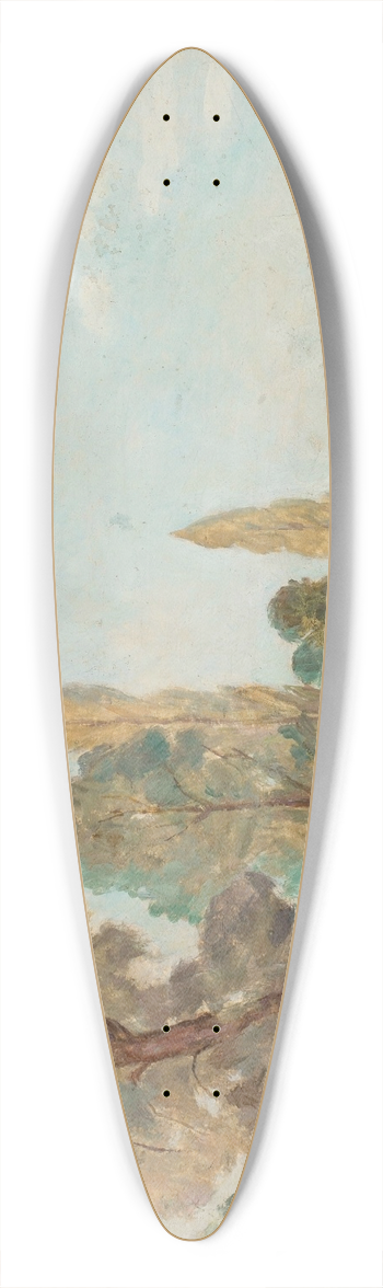 Tadeusz Makowski - Krajobraz wiejski z drzewami 39.3 inch art pintail longboard deck