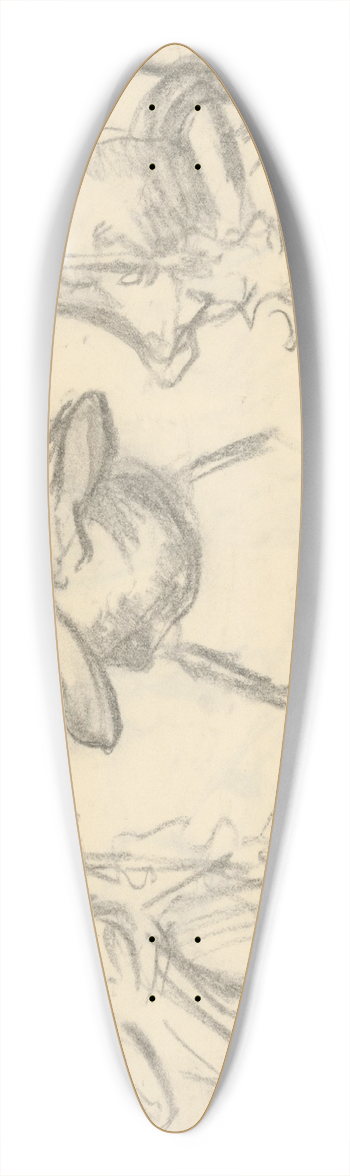 tefan Polkorb - In a Vineyard 39.3 inch art pintail longboard deck