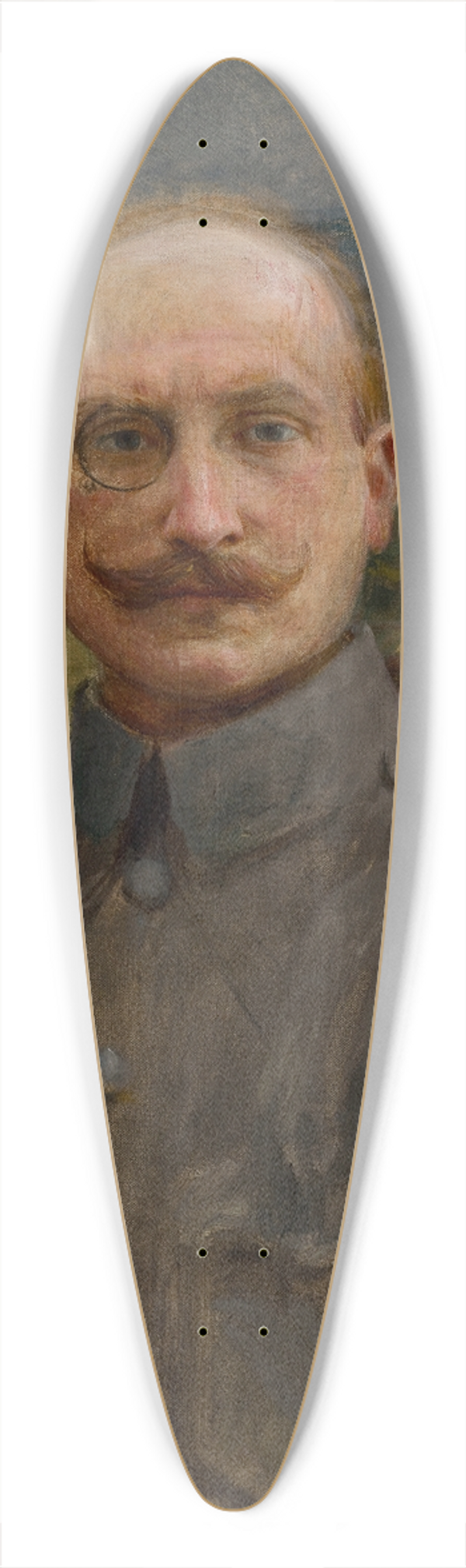 Teodor Axentowicz - Portrait of Dr Adolf Sternschuss 39.3 inch art pintail longboard deck