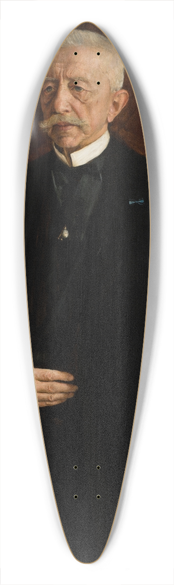 Teodor Axentowicz - Portrait of Wiktor Osawski 39.3 inch art pintail longboard deck