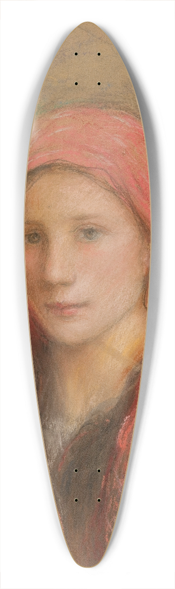 Teodor Axentowicz - Portret wiejskiej dziewczyny 39.3 inch art pintail longboard deck