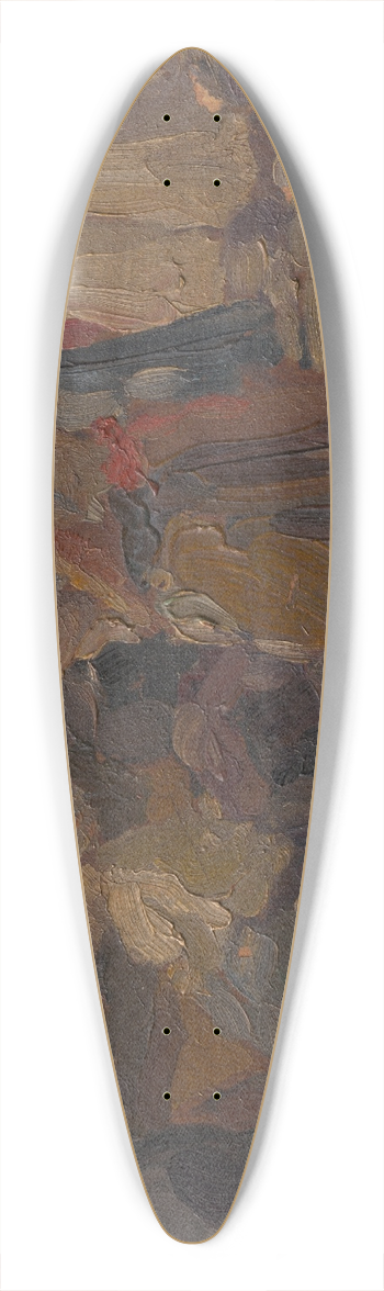 Teodor Jozef Mousson - Fair  A Study 39.3 inch art pintail longboard deck