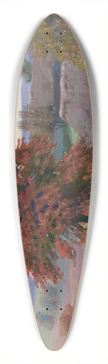 Teodor Ziomek - Wild pear tree 39.3 inch art pintail longboard deck